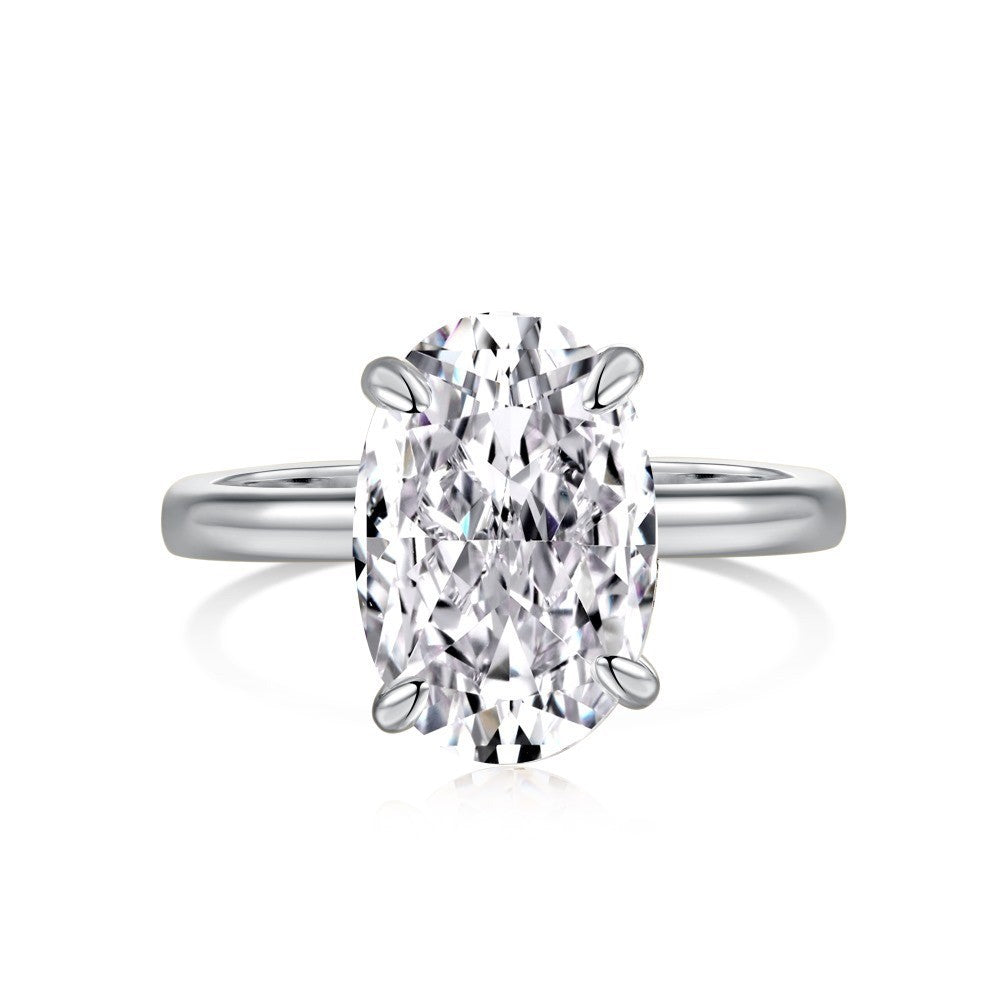 Luxury Moissanite Diamond Ring