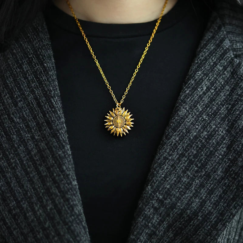 Sunflower Heart Amulet